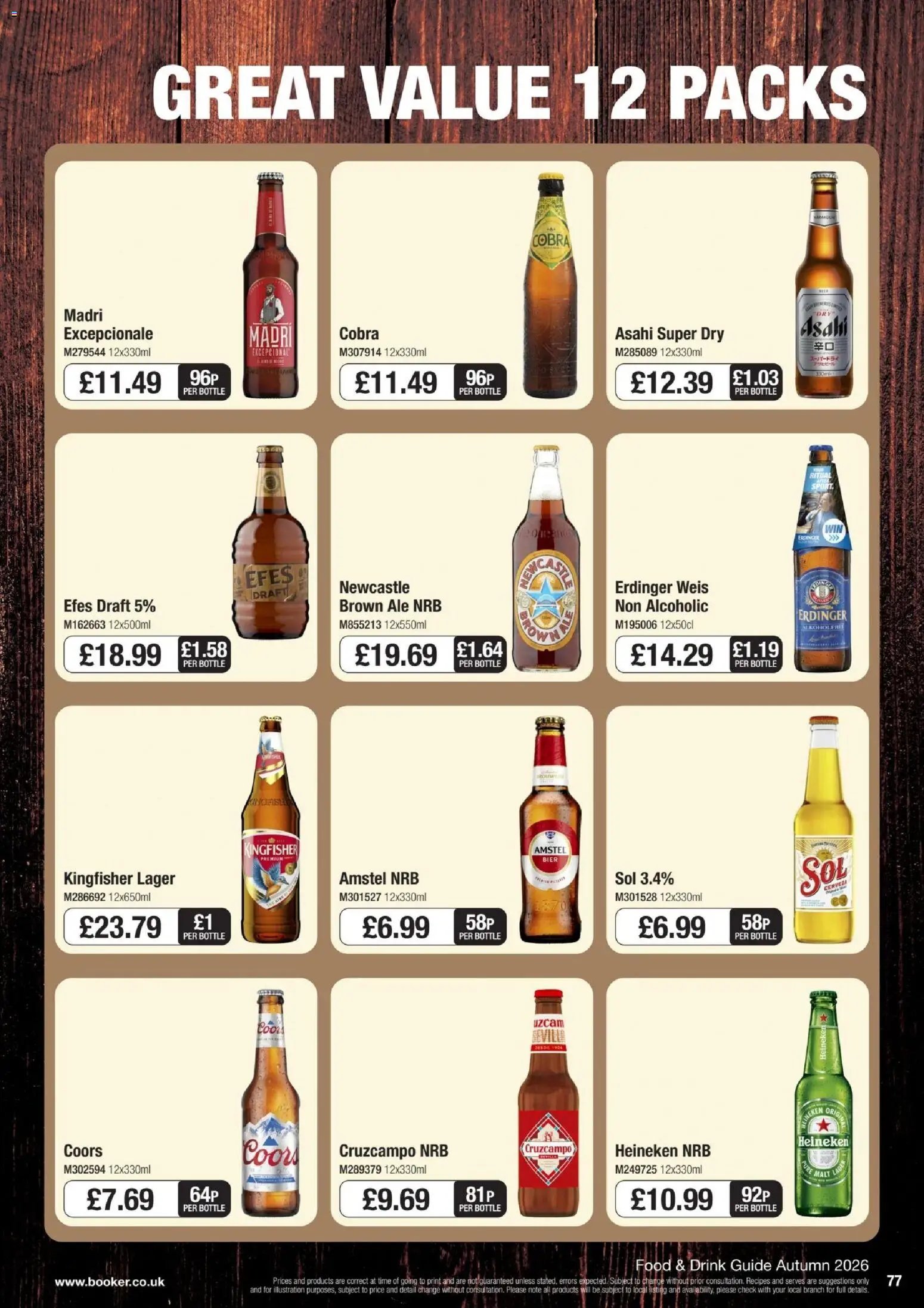 Booker Wholesale - Autumn 2026