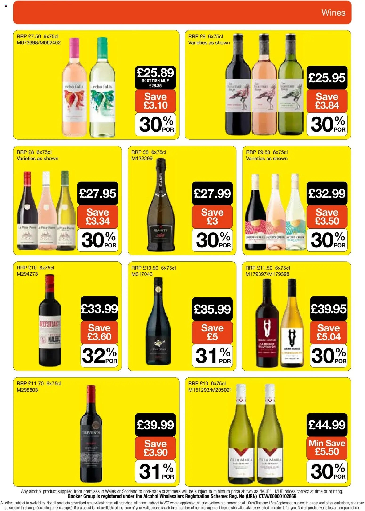 Booker Wholesale - NP9 National Promotions