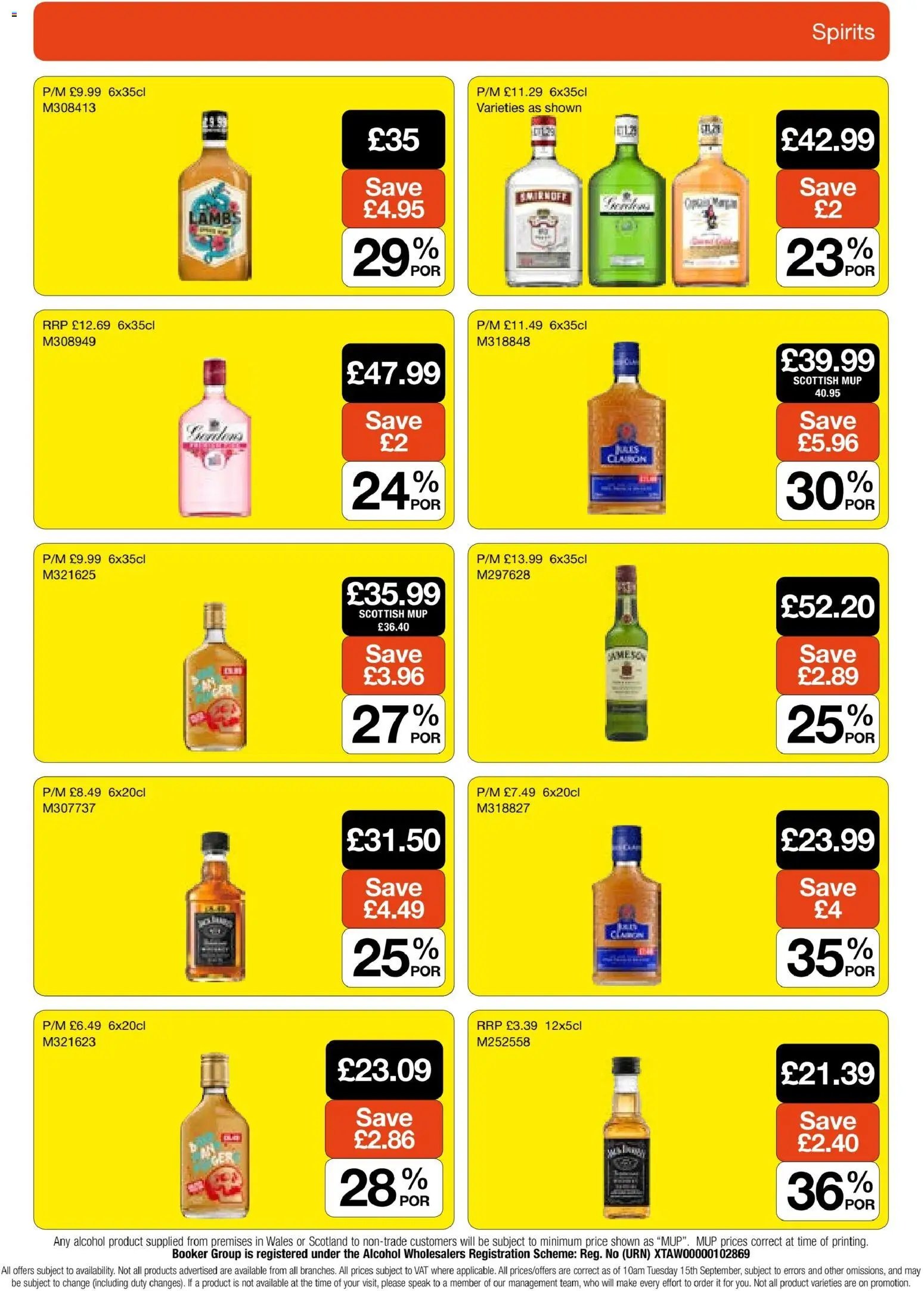 Booker Wholesale - NP9 National Promotions