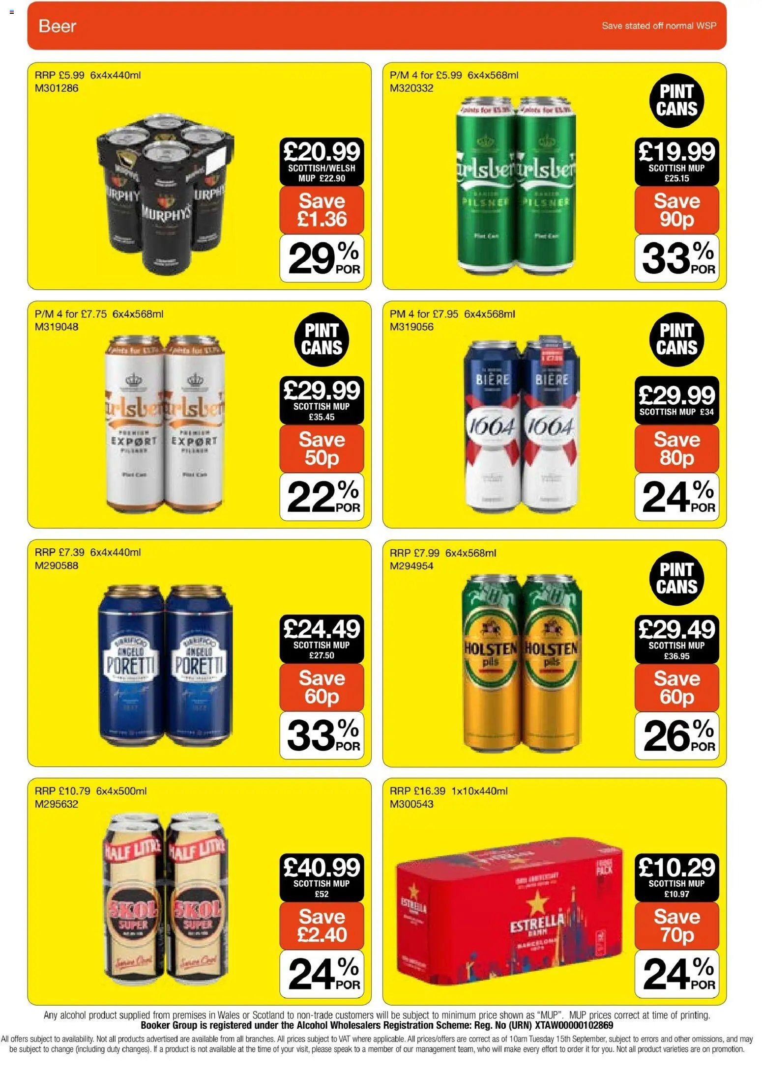 Booker Wholesale - NP9 National Promotions