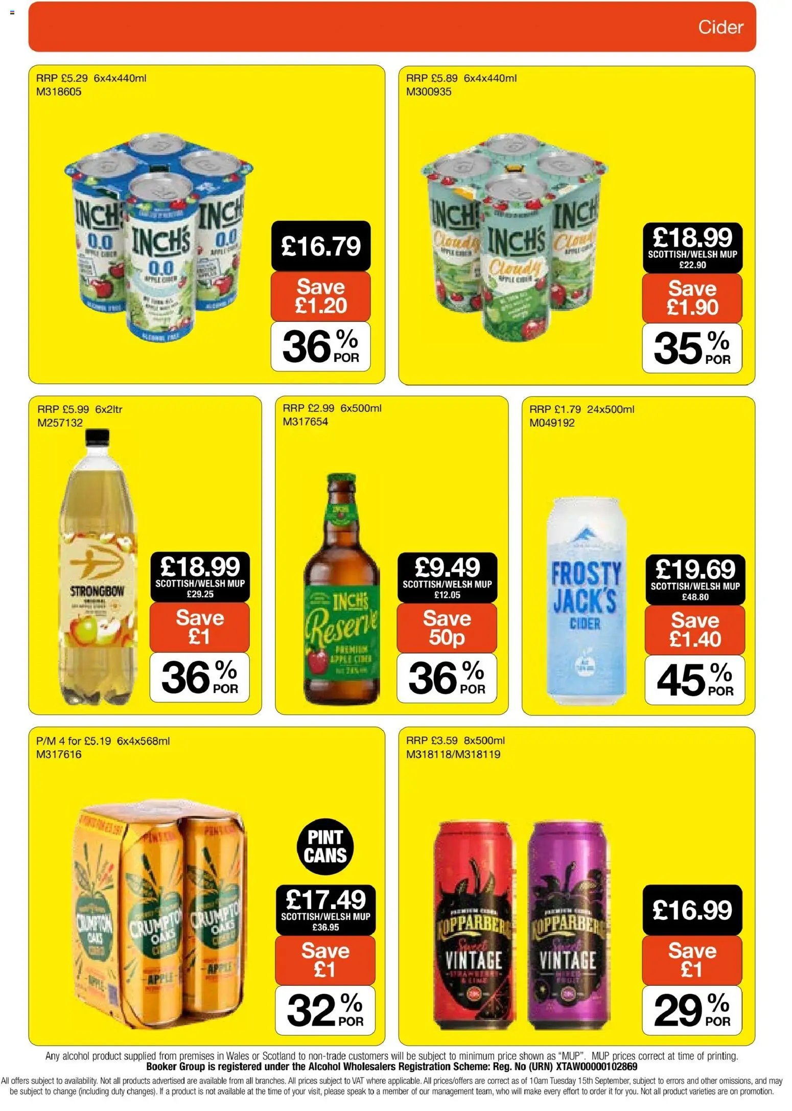 Booker Wholesale - NP9 National Promotions