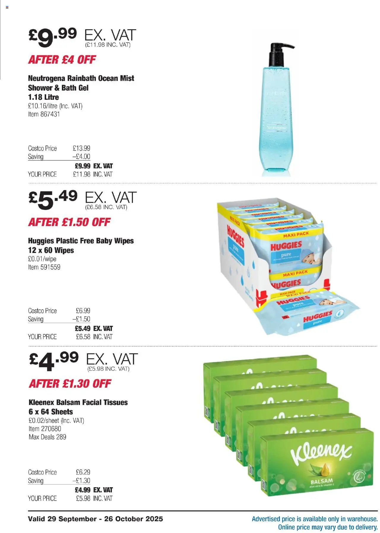 Costco - ENGLAND ONLY (2025-09-29 - 2025-10-26) | 24