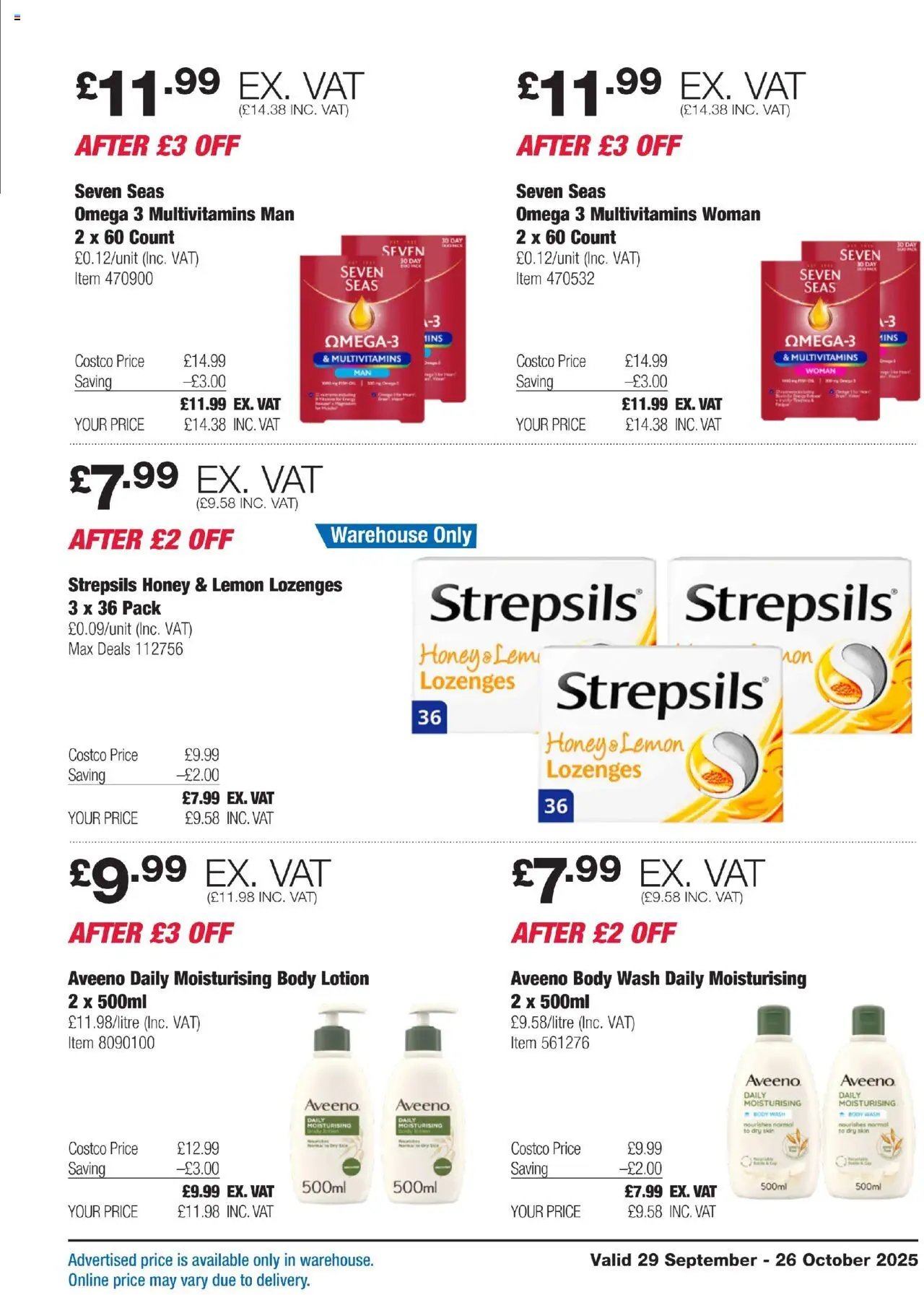 Costco - ENGLAND ONLY (2025-09-29 - 2025-10-26) | 25