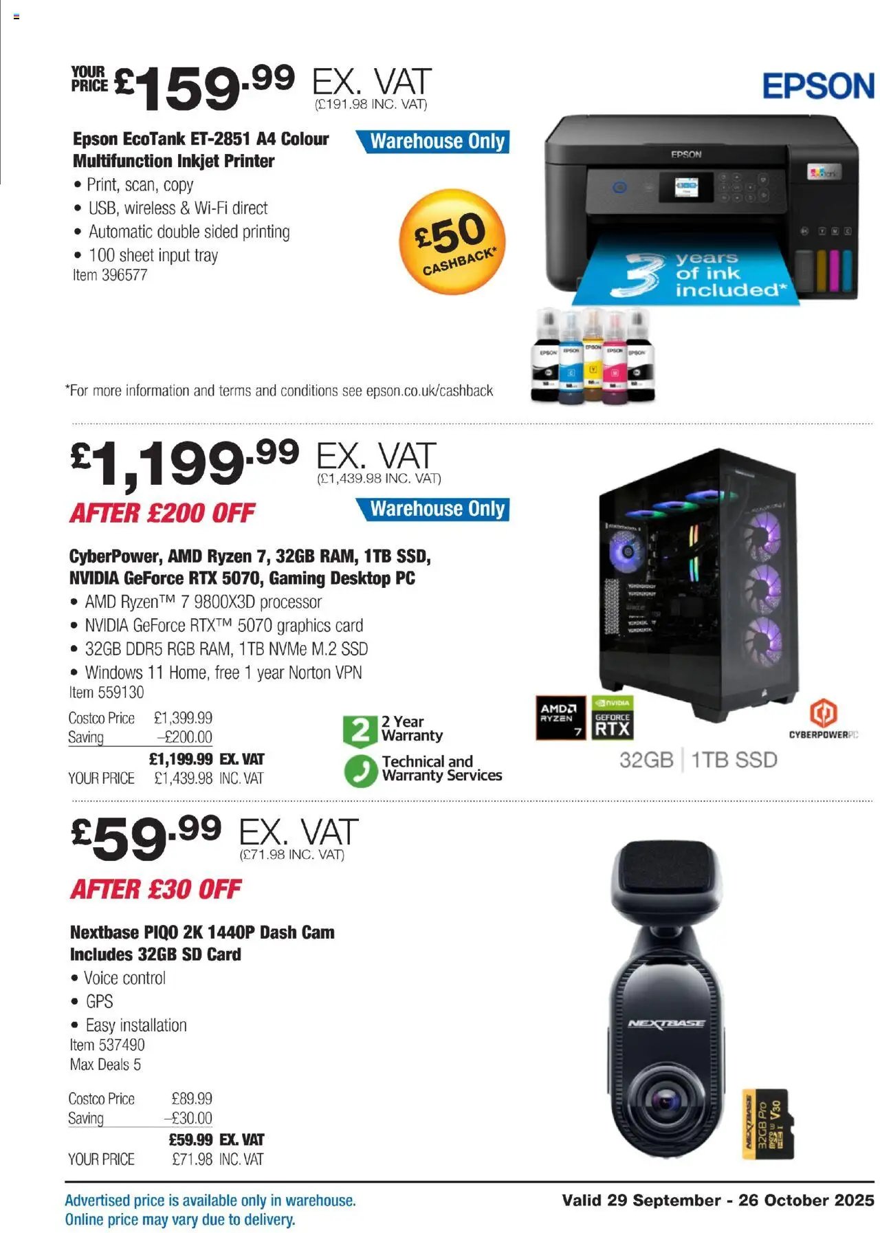 Costco - ENGLAND ONLY (2025-09-29 - 2025-10-26) | 5