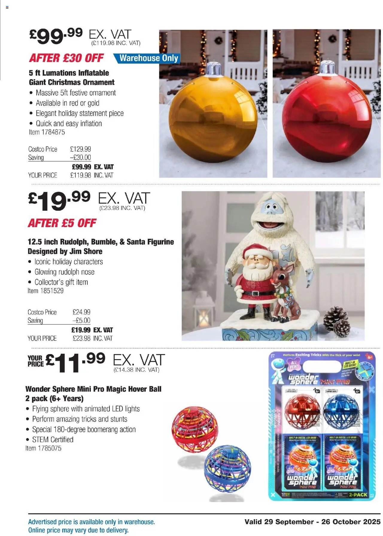 Costco - ENGLAND ONLY (2025-09-29 - 2025-10-26) | 9