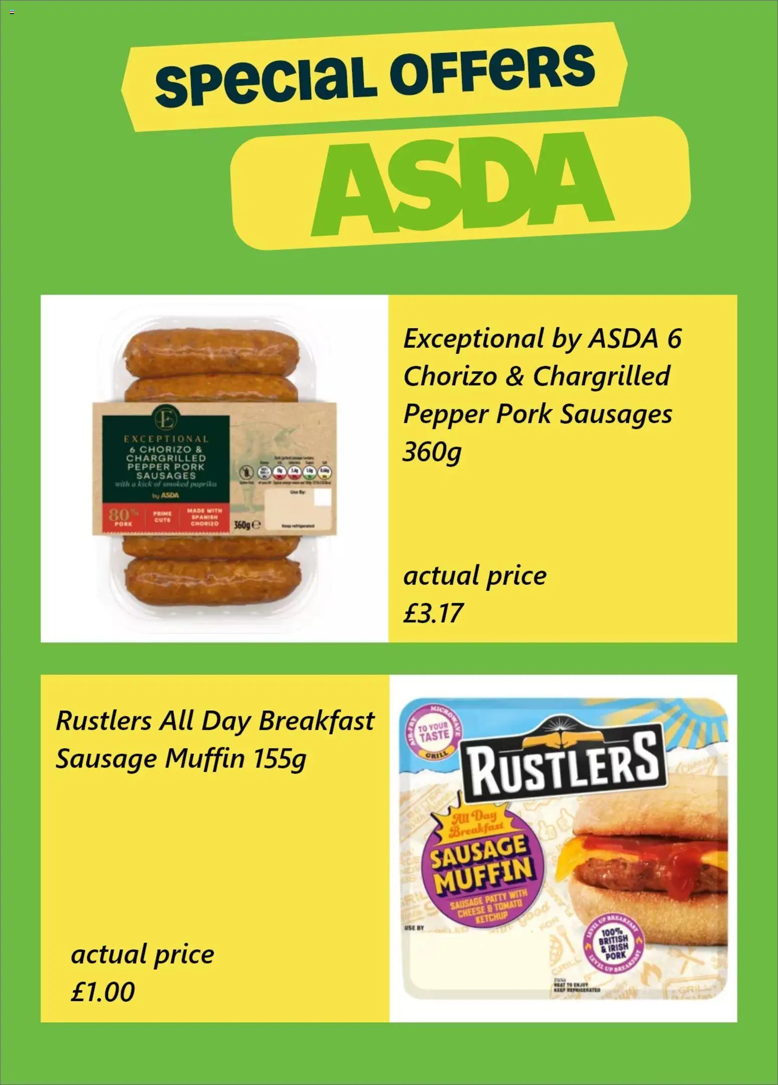Weekly offers ASDA