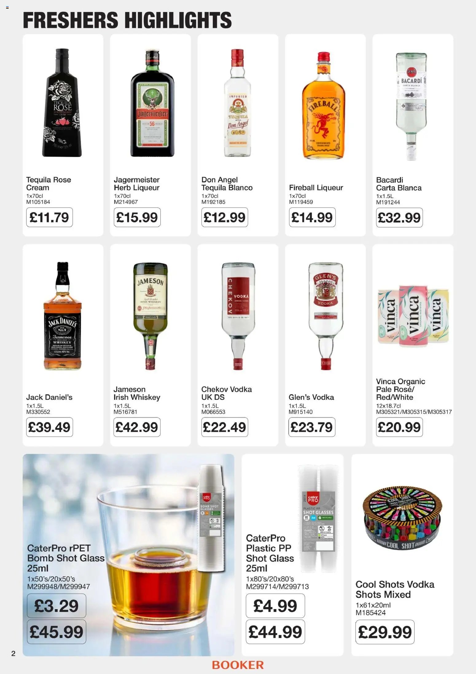 Booker Wholesale - NP7 Foodservice Specials