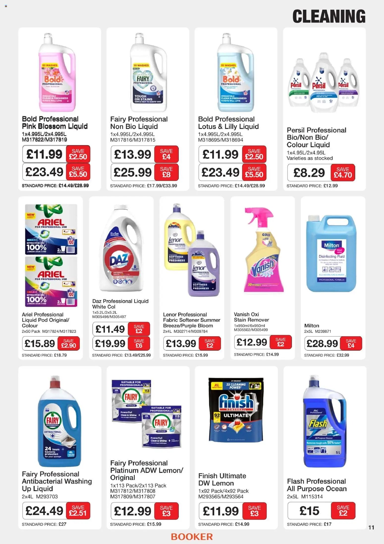 Booker Wholesale - NP7 Foodservice Specials