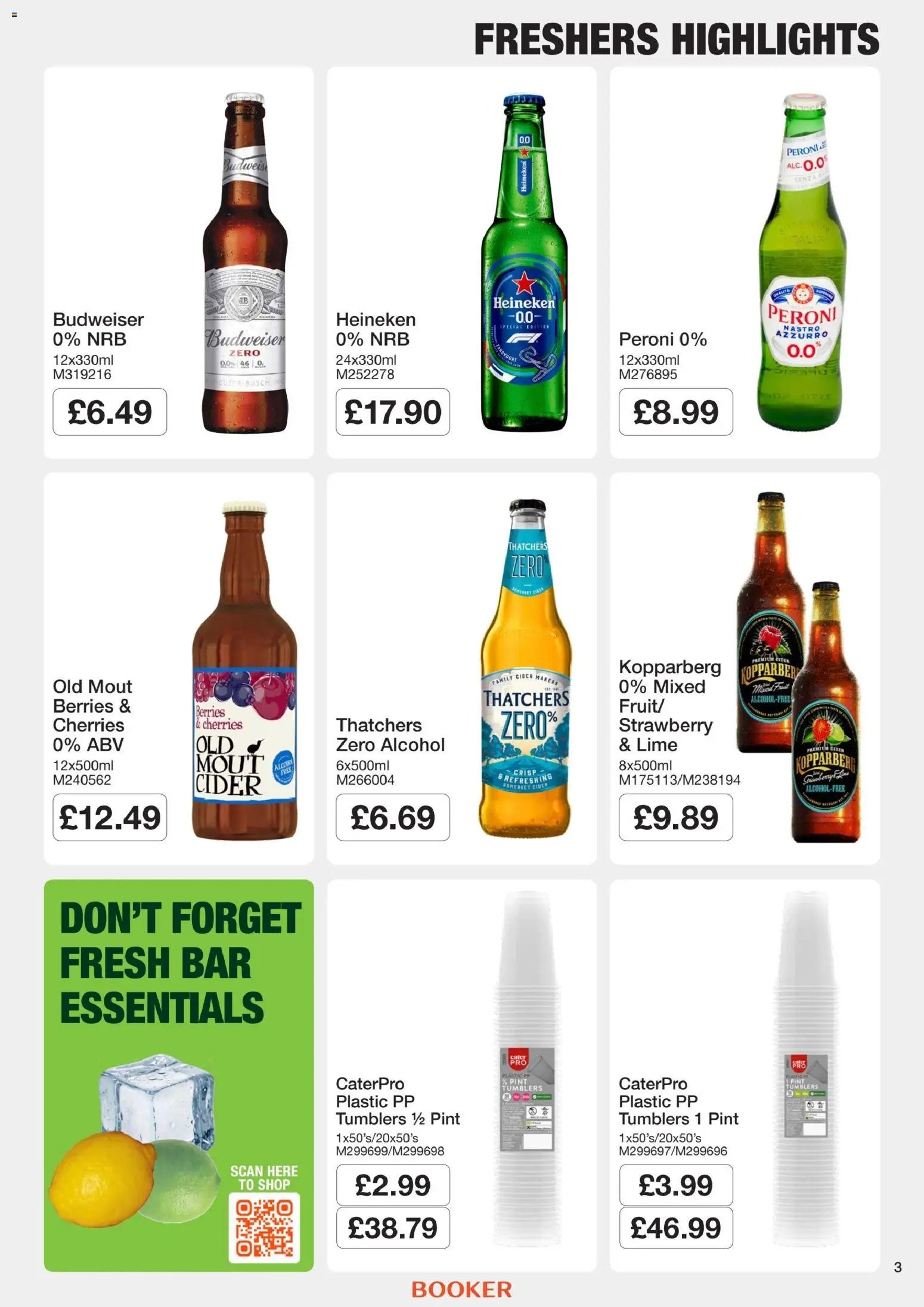 Booker Wholesale - NP7 Foodservice Specials