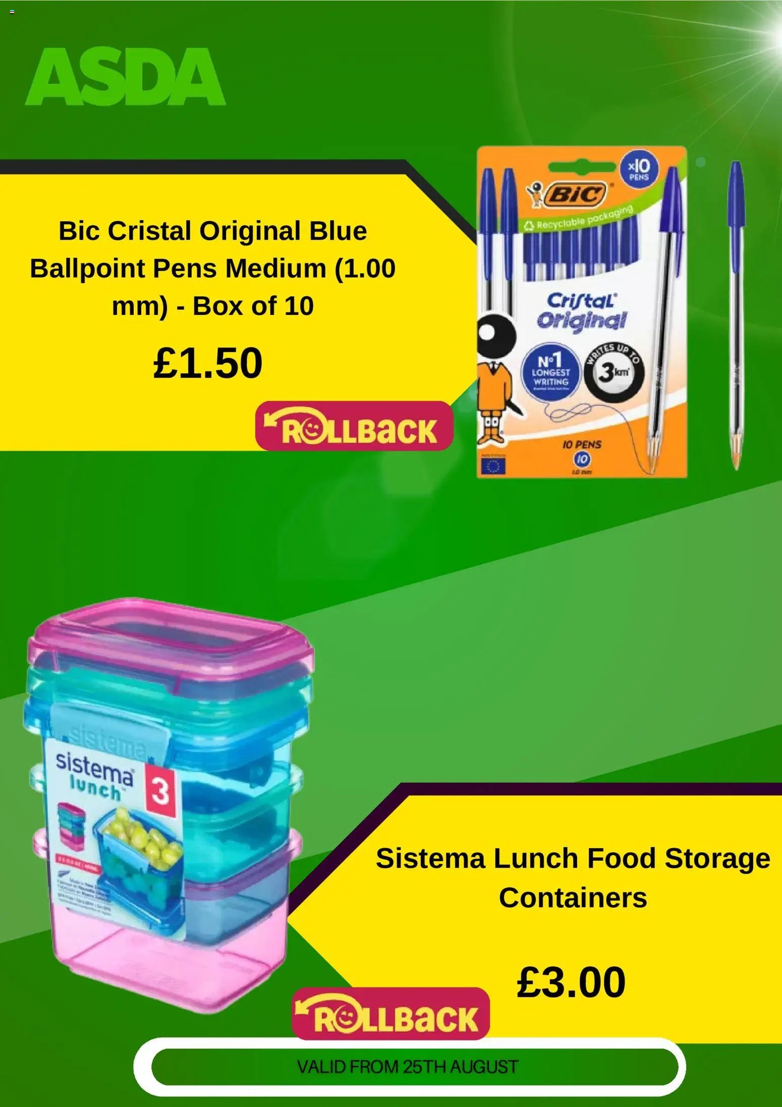 Weekly offers Asda