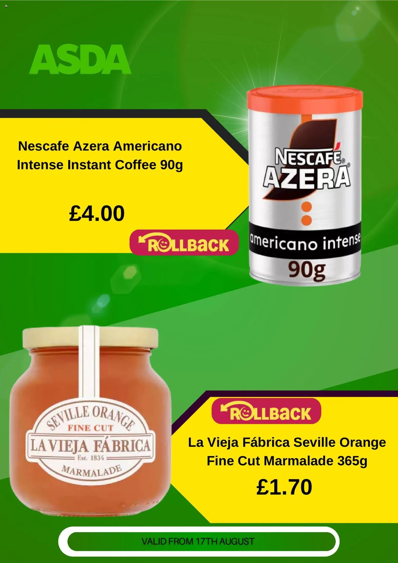 Weekly offers Asda