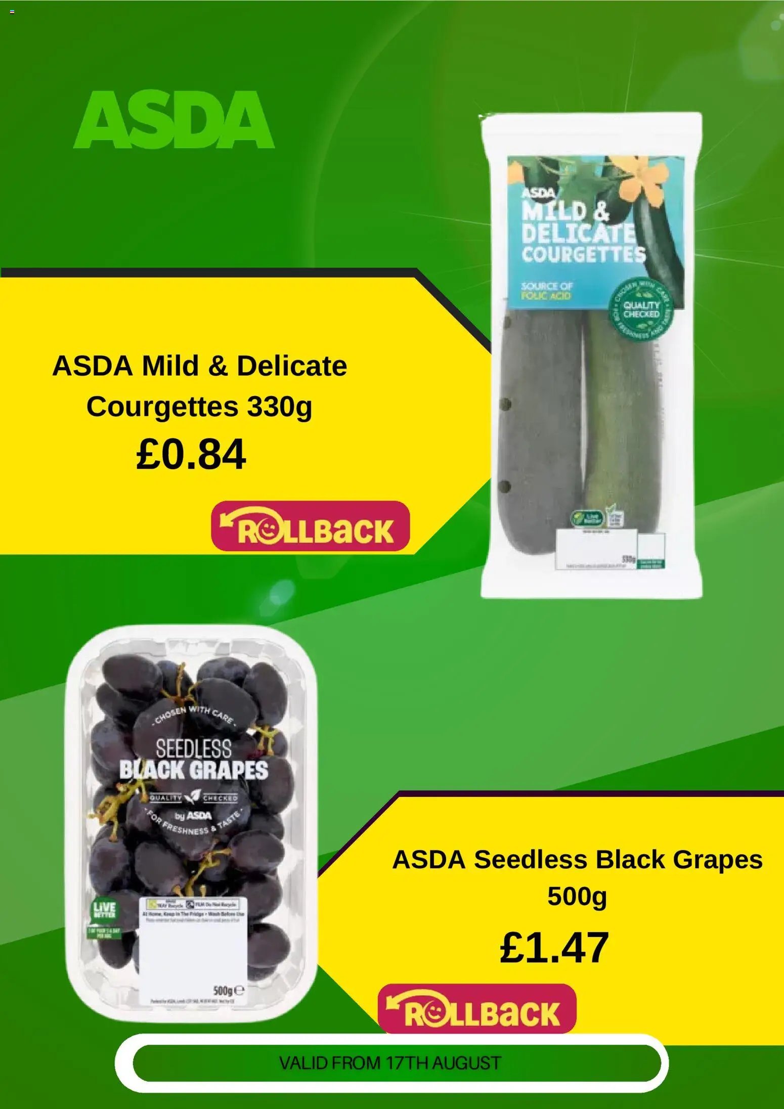 Weekly offers Asda