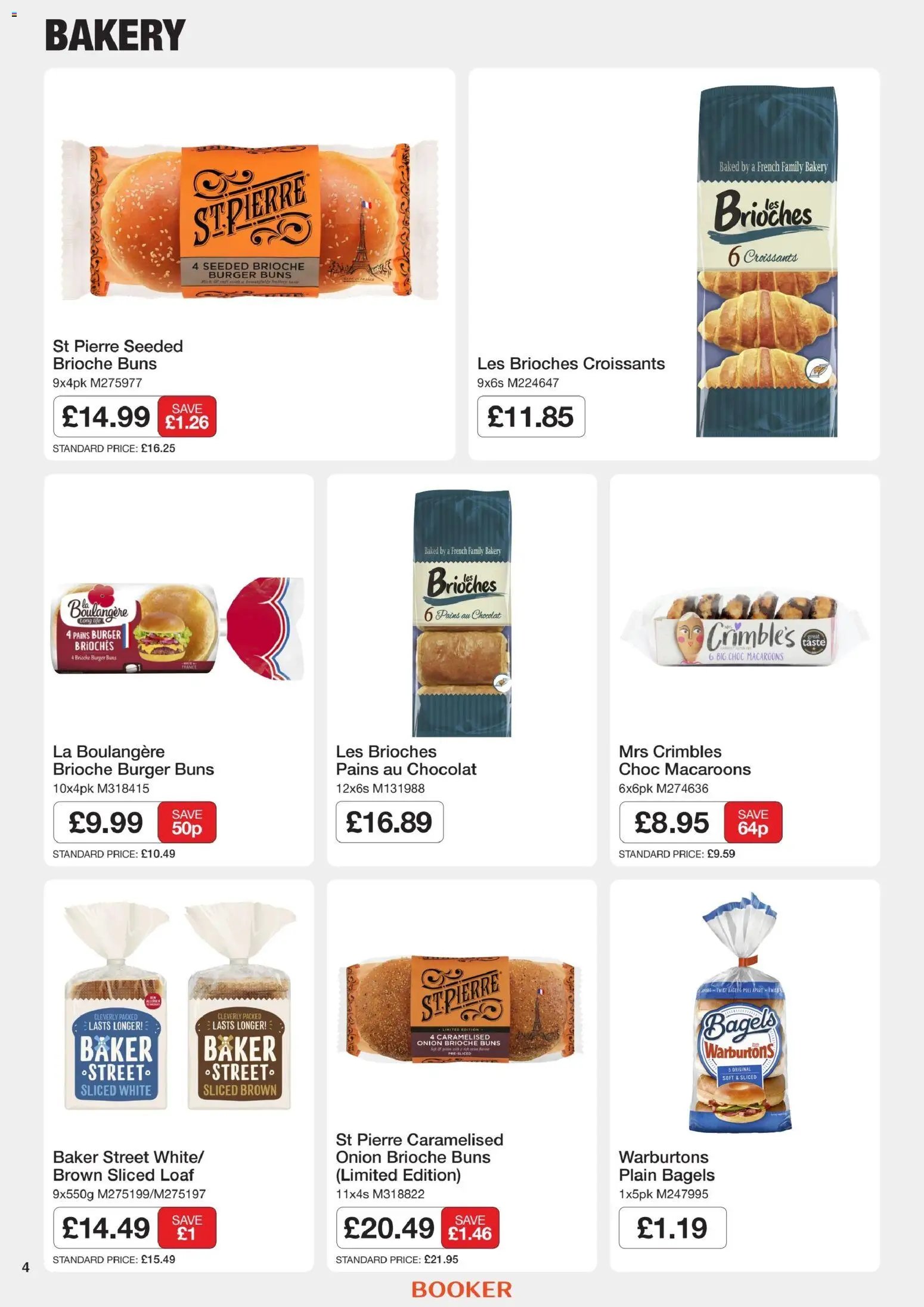 Booker Wholesale - NP6 Foodservice Specials