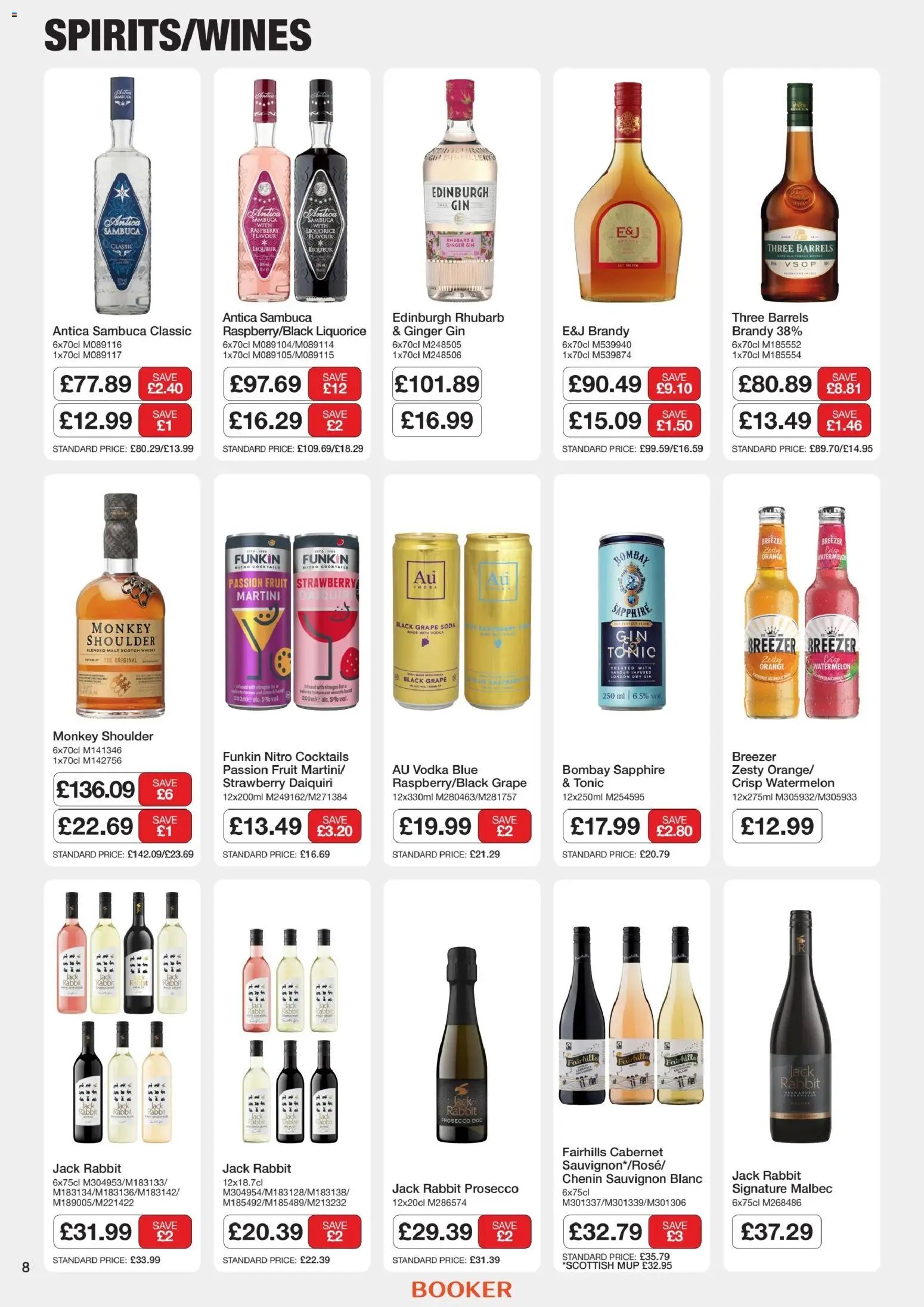 Booker Wholesale - NP6 Foodservice Specials