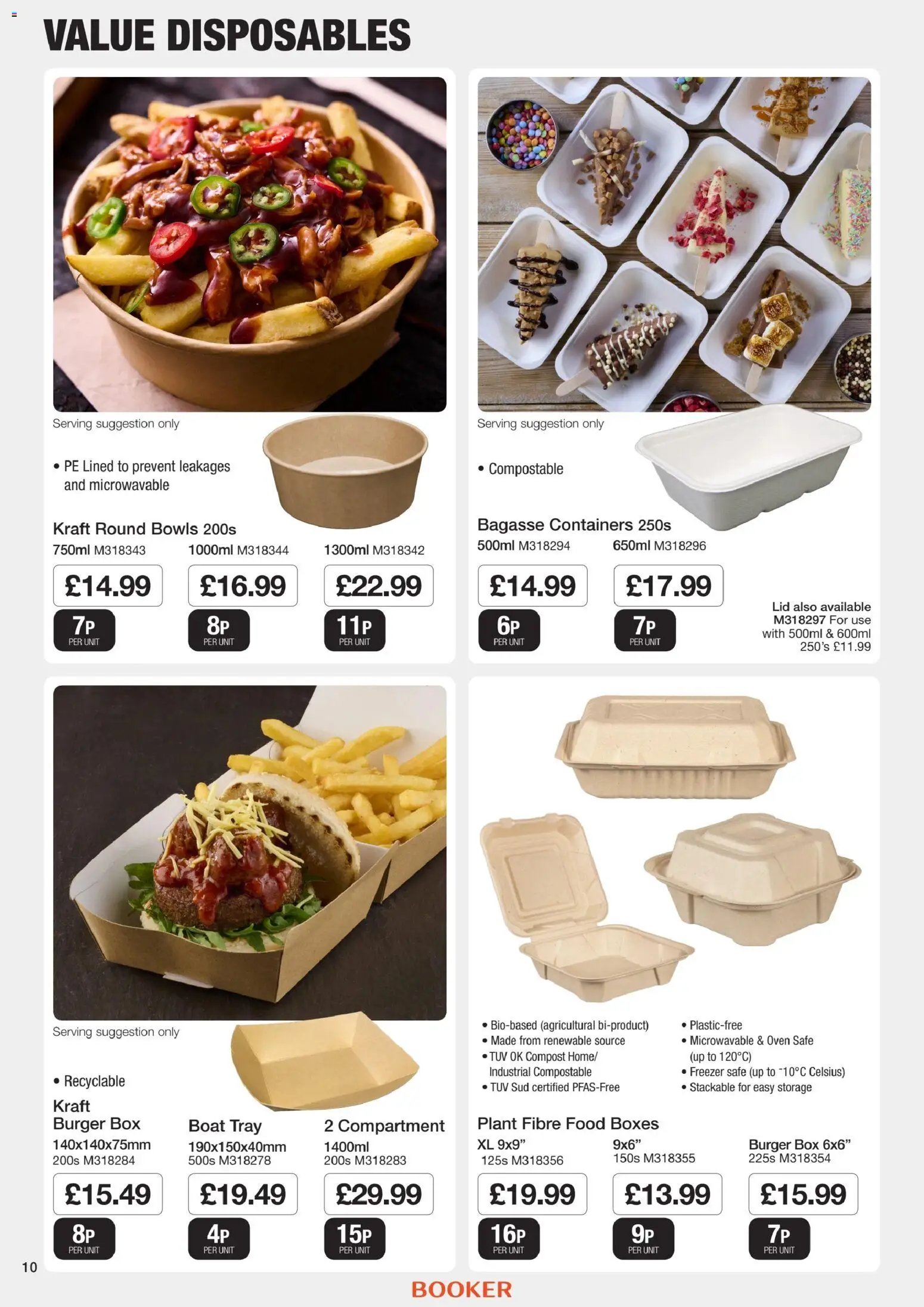 Booker Wholesale - NP6 Foodservice Specials