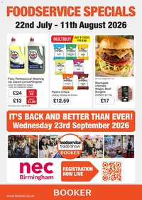 Booker Wholesale - NP6 Foodservice Specials