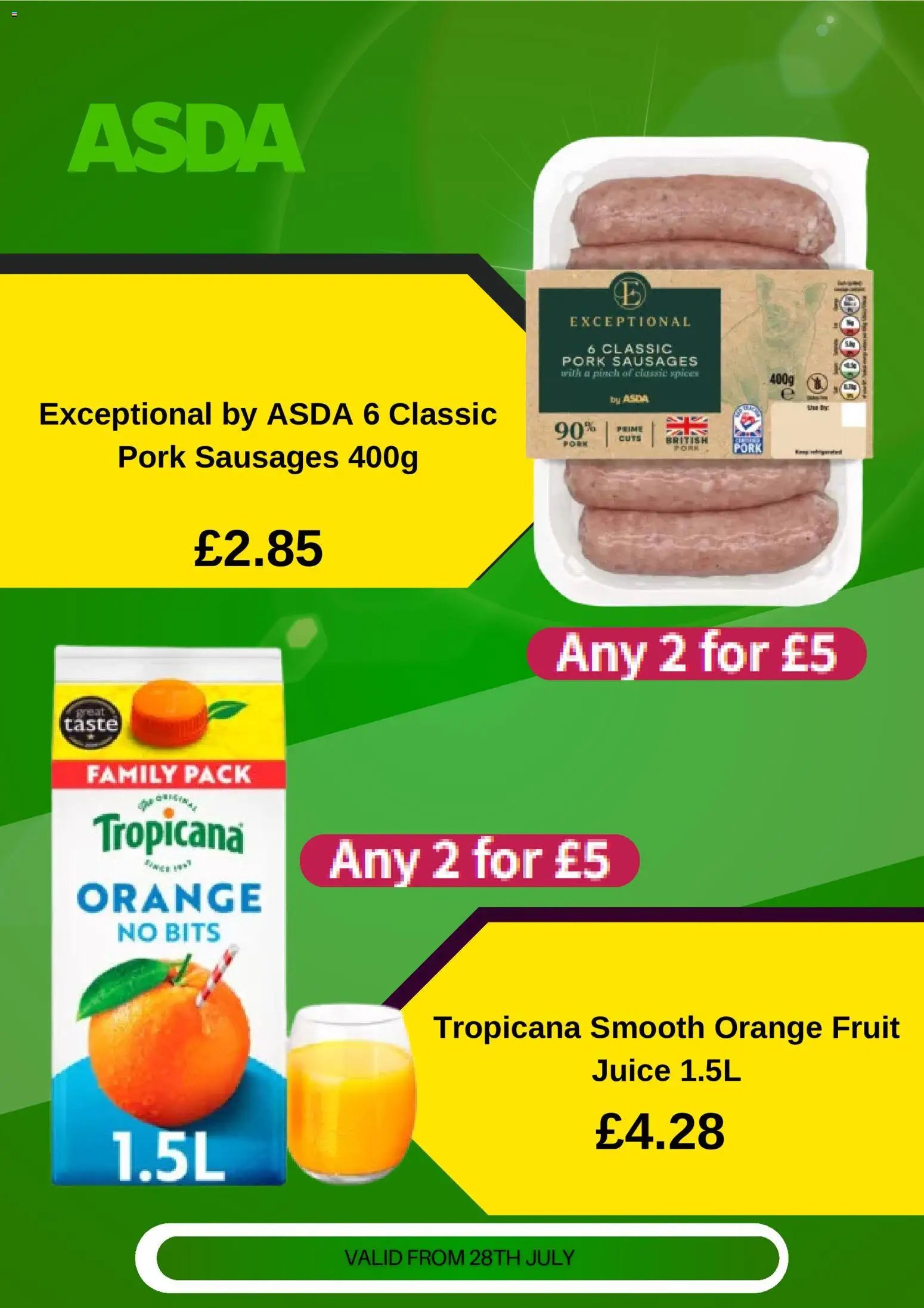 Weekly offers Asda
