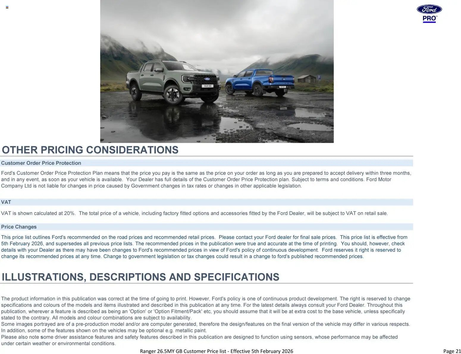 Ford - Ranger (2026-02-05 - 2026-12-31) | 21