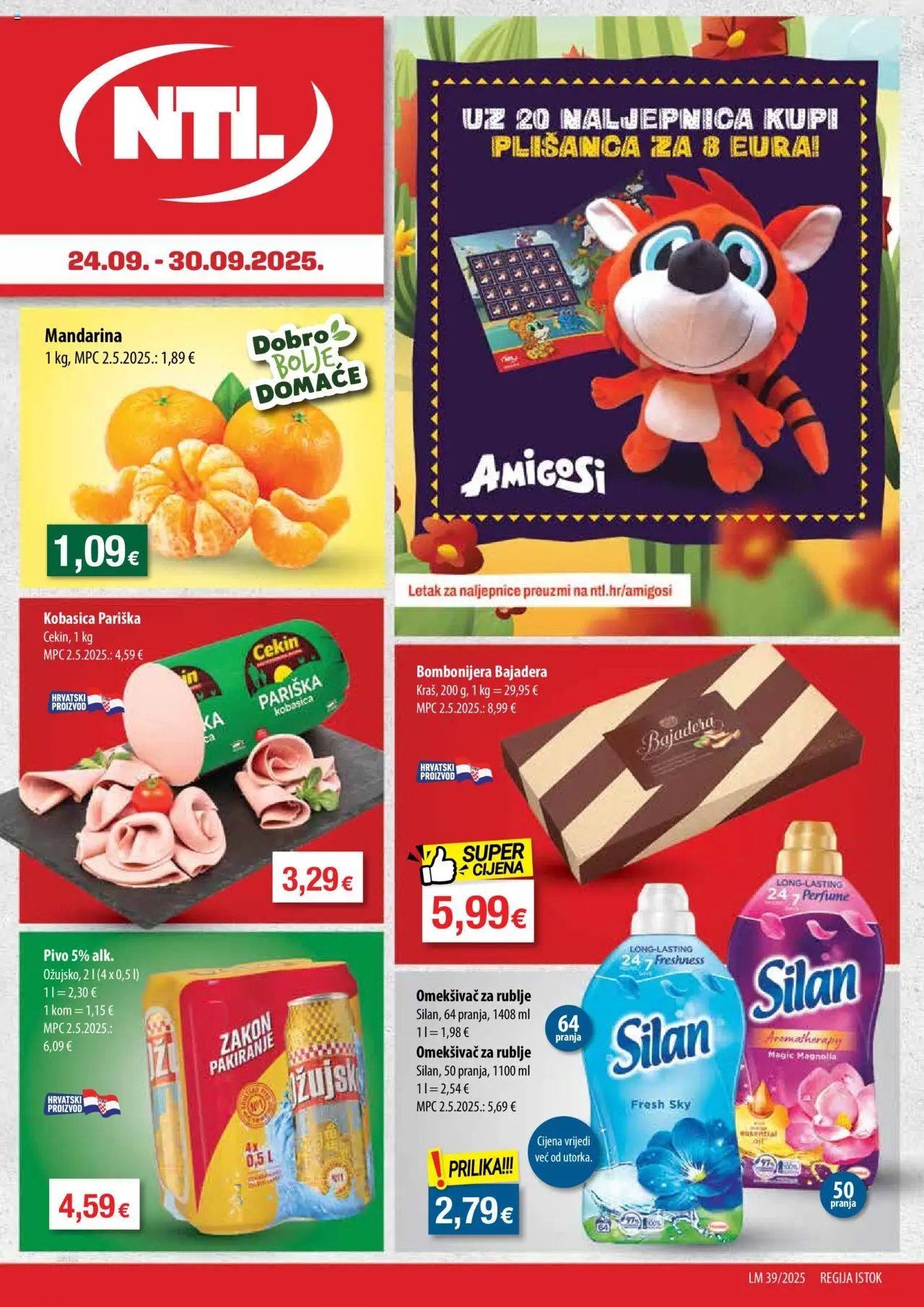 Letak NTL Istok