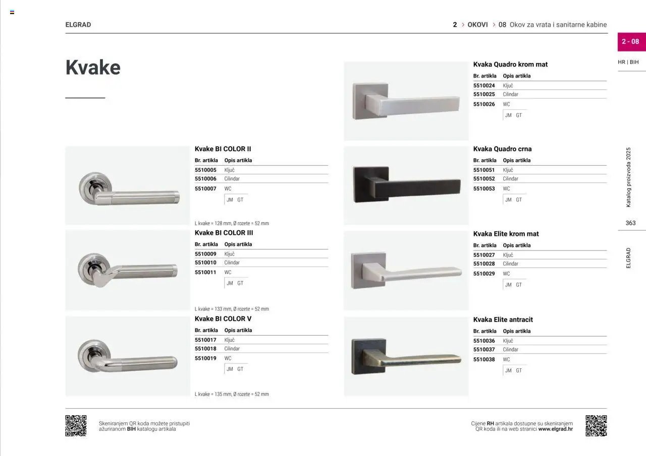 Elgrad - Okov za vrata i sanitarne kabine