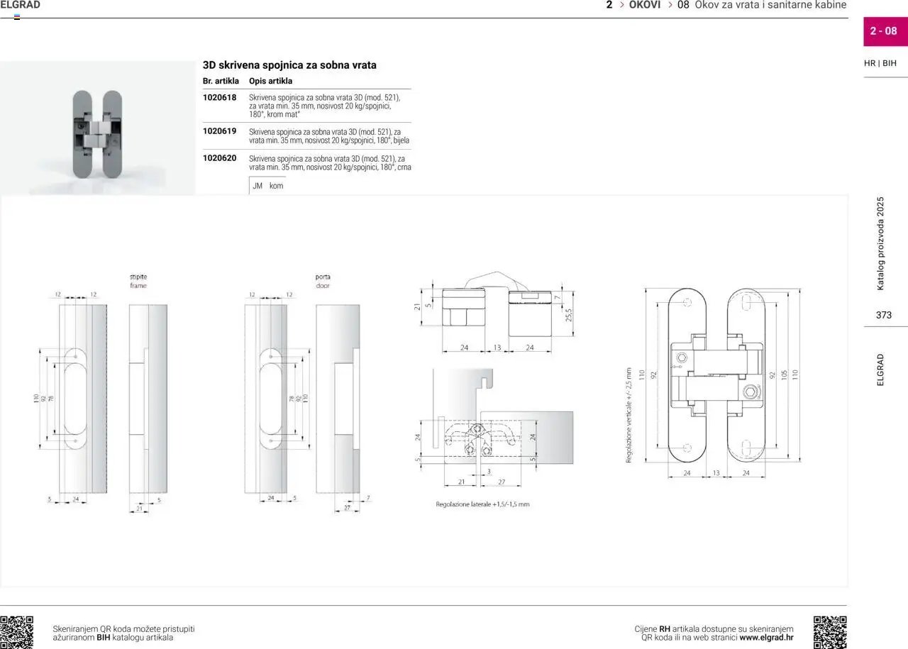 Elgrad - Okov za vrata i sanitarne kabine