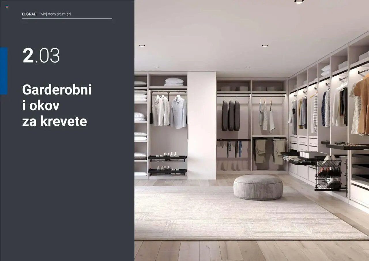 Elgrad - Garderobni i okov za krevete