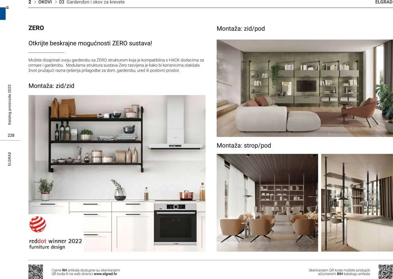 Elgrad - Garderobni i okov za krevete