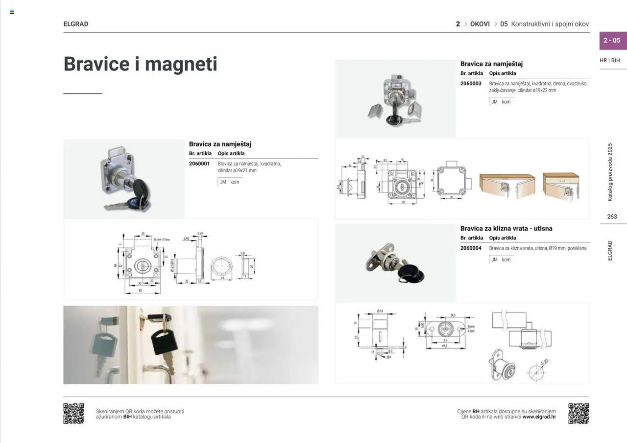 Elgrad - Konstruktivni i spojni okov