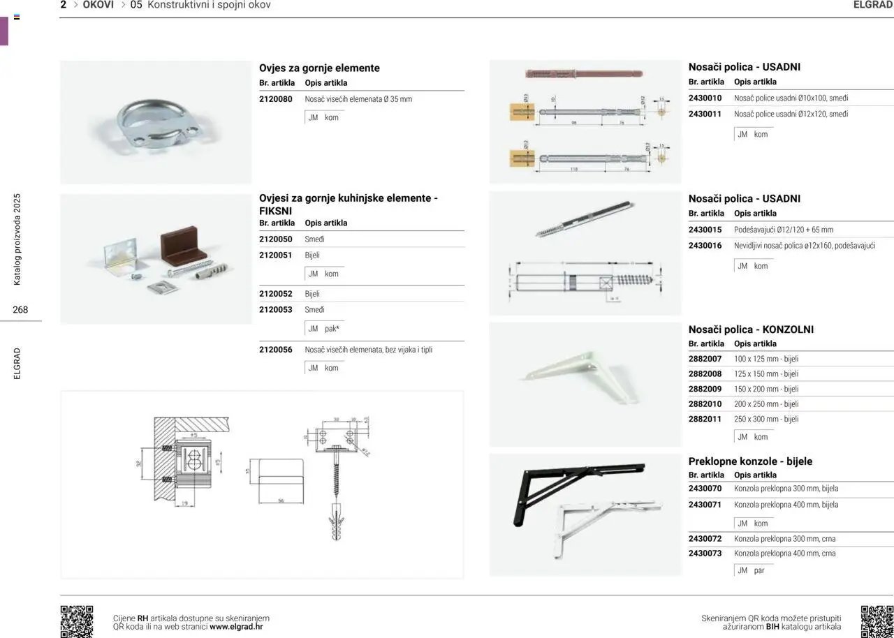 Elgrad - Konstruktivni i spojni okov
