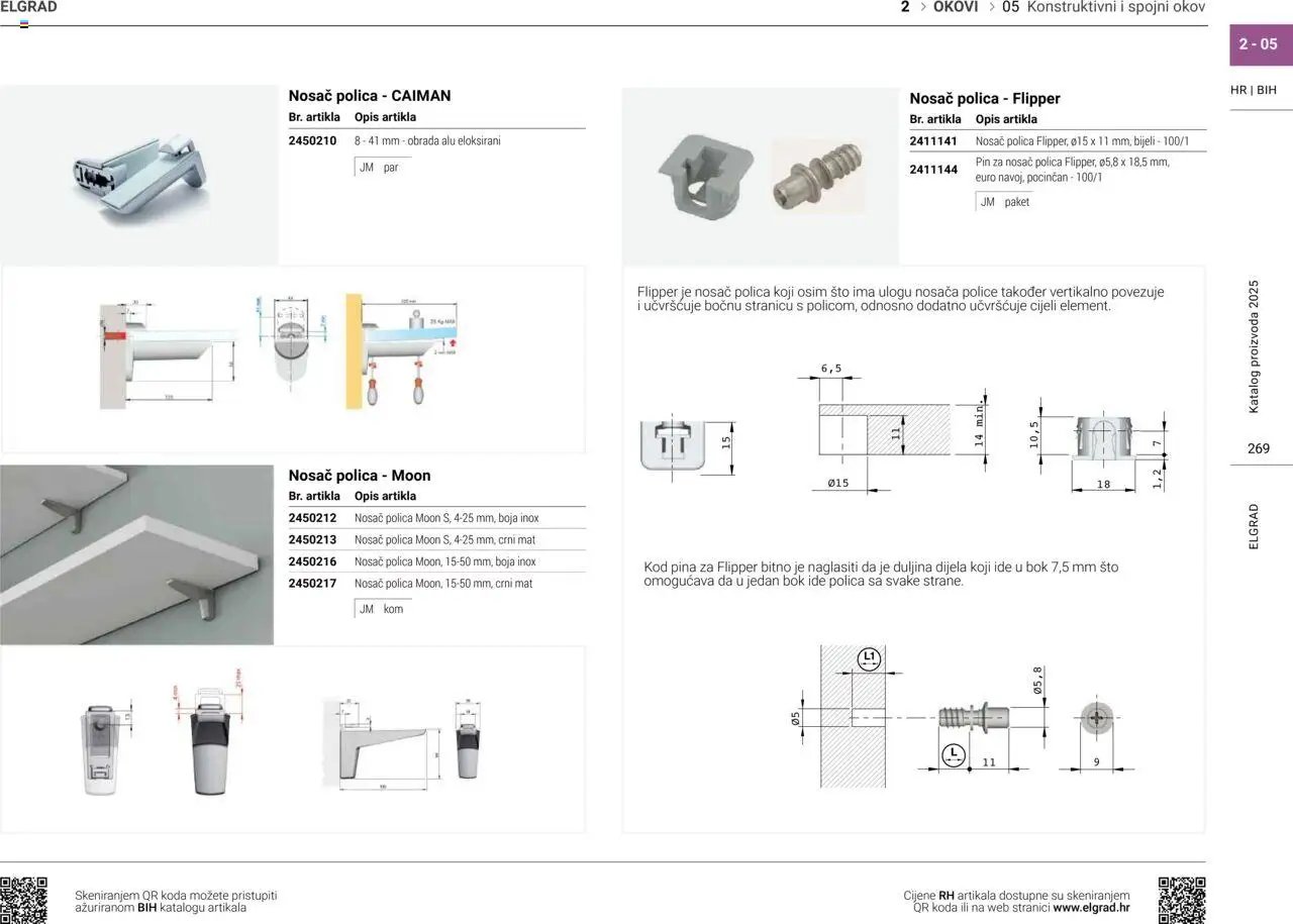 Elgrad - Konstruktivni i spojni okov