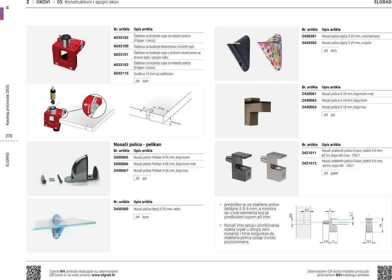 Elgrad - Konstruktivni i spojni okov