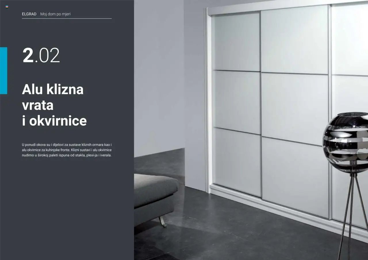 Elgrad - ALU klizna vrata i okvirnice