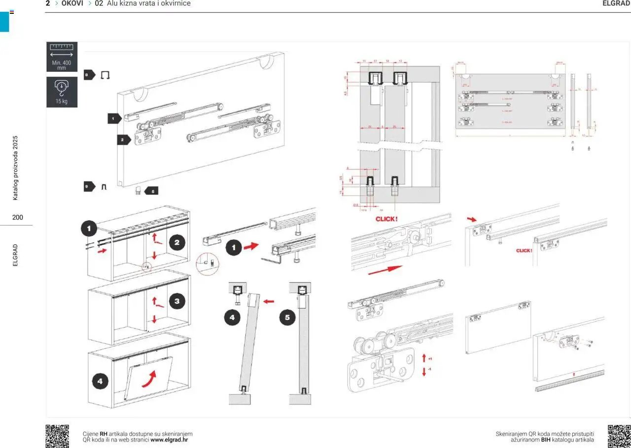 Elgrad - ALU klizna vrata i okvirnice