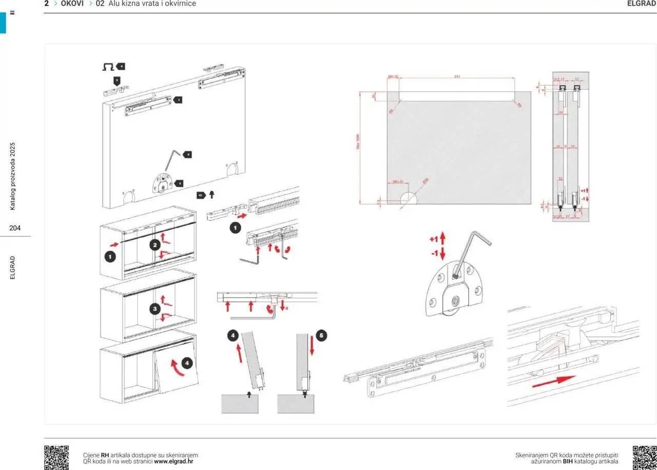 Elgrad - ALU klizna vrata i okvirnice