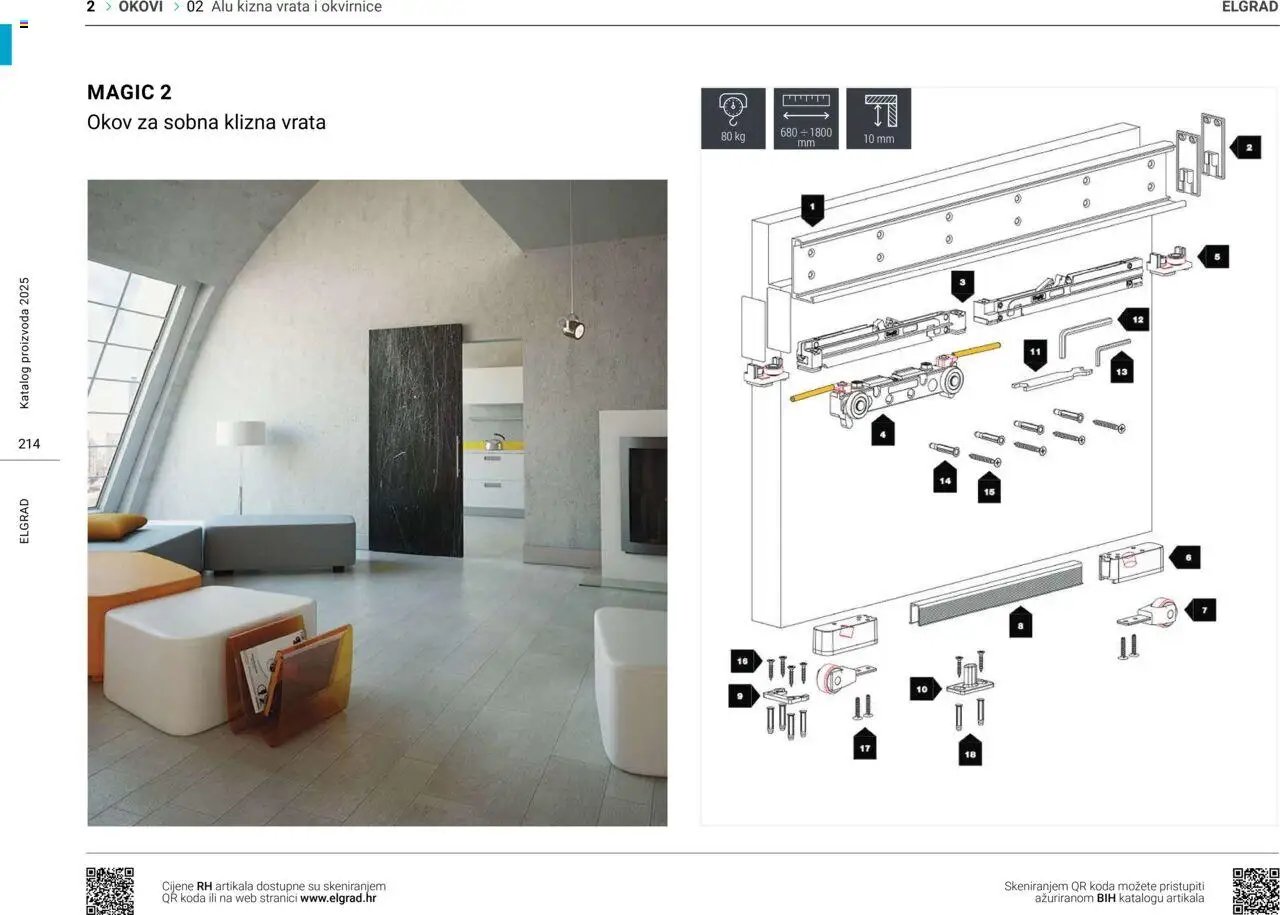 Elgrad - ALU klizna vrata i okvirnice