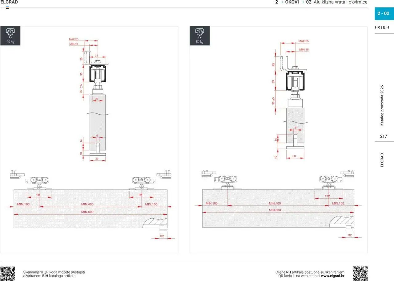 Elgrad - ALU klizna vrata i okvirnice