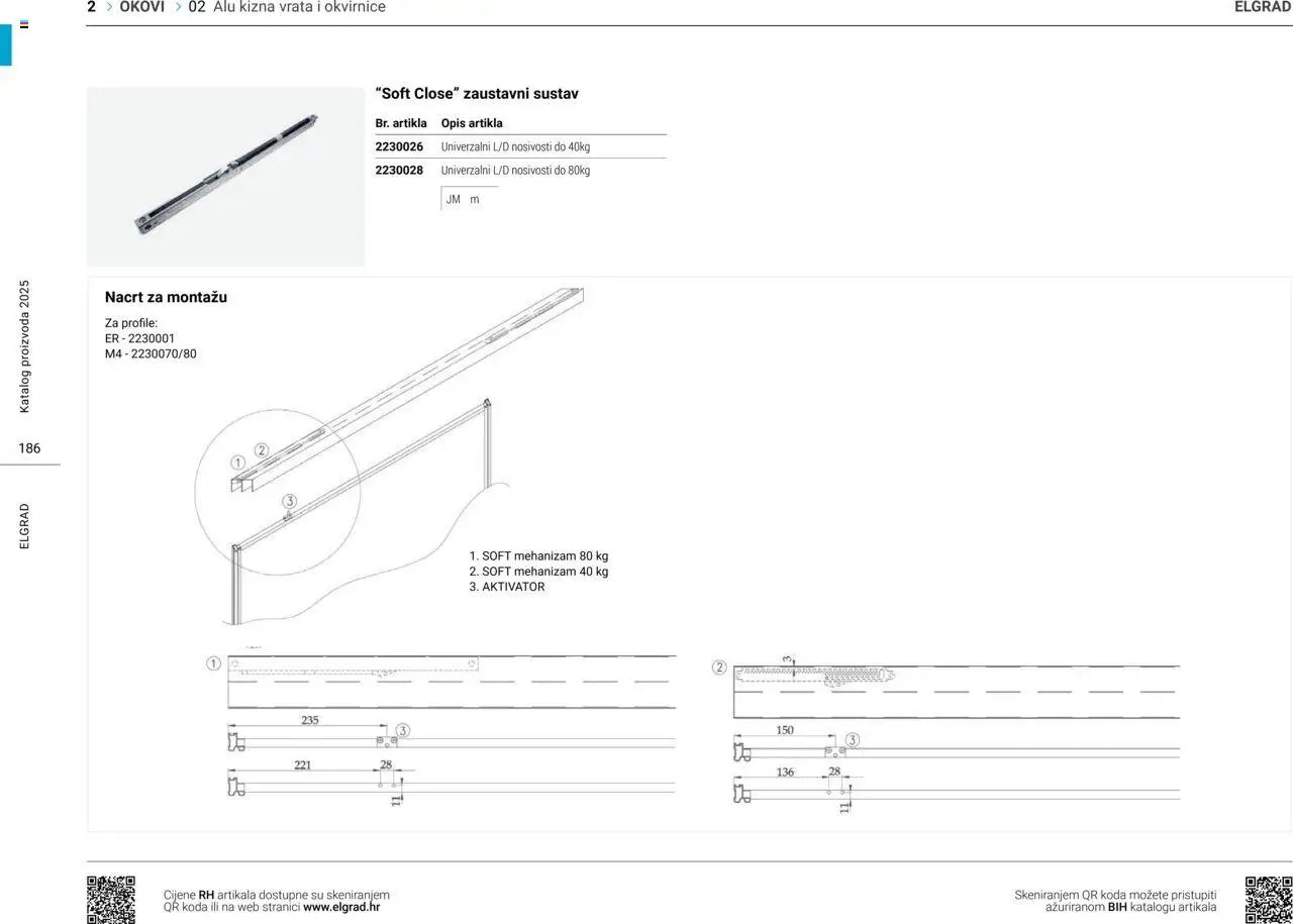 Elgrad - ALU klizna vrata i okvirnice