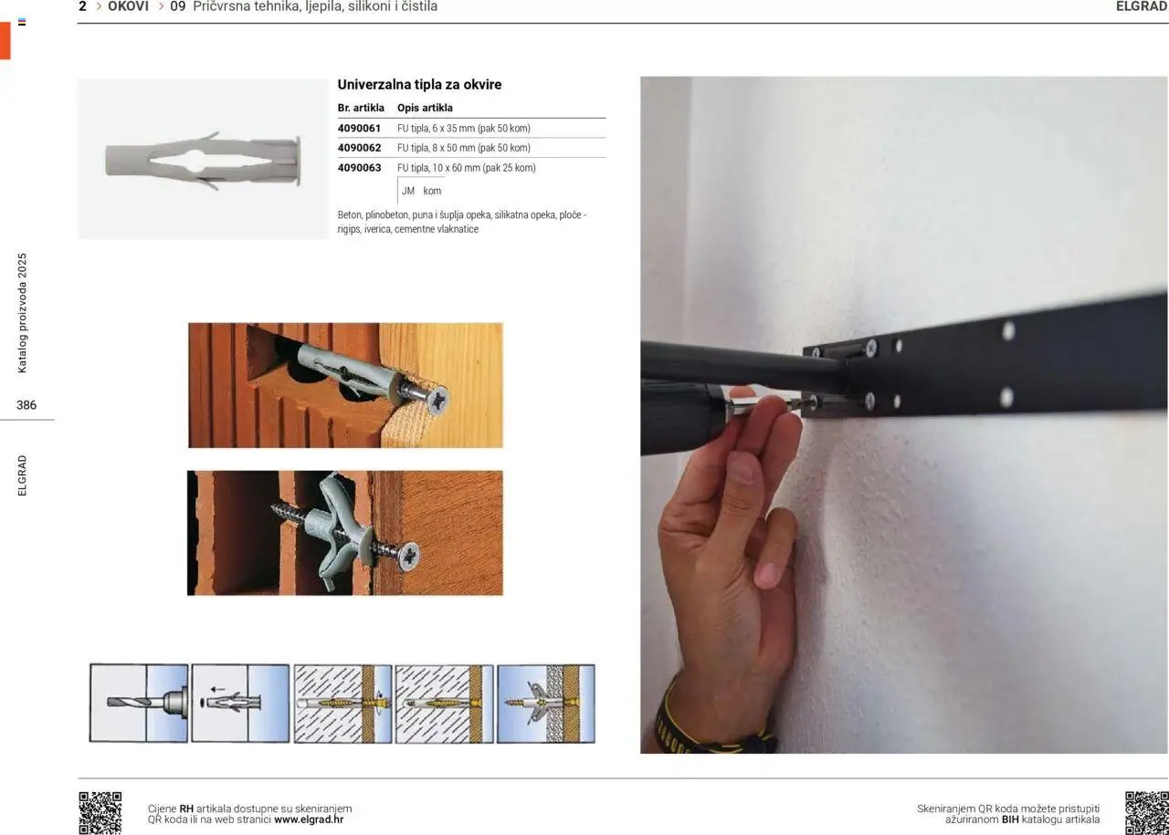 Elgrad - Pričvrsna tehnika, ljepila, silikoni i čistila