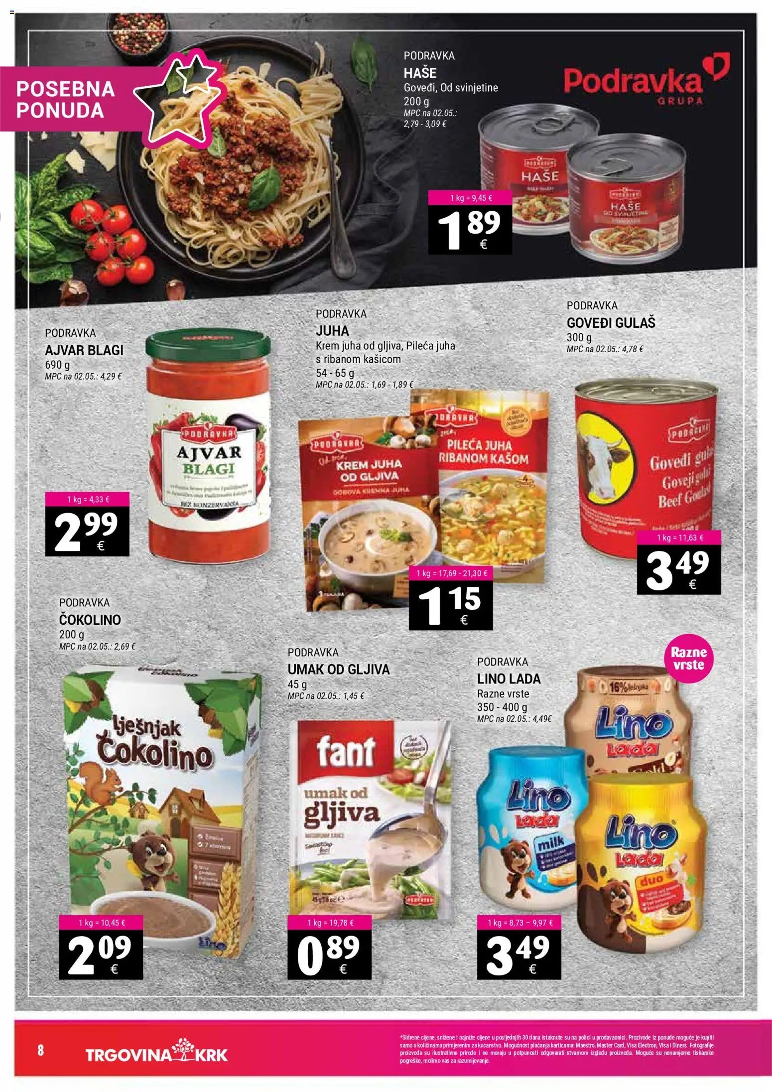 Trgovina Krk Katalog