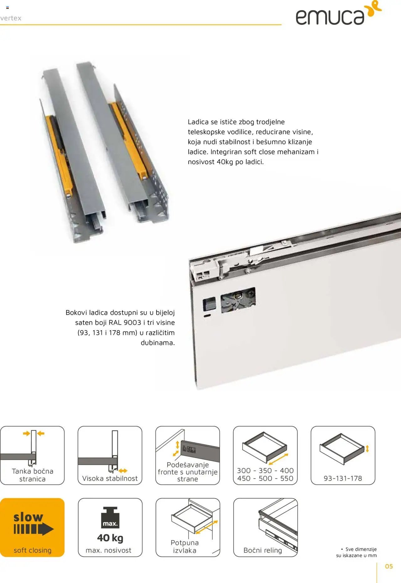 Elgrad - Otkrijte nove VERTEX ladice