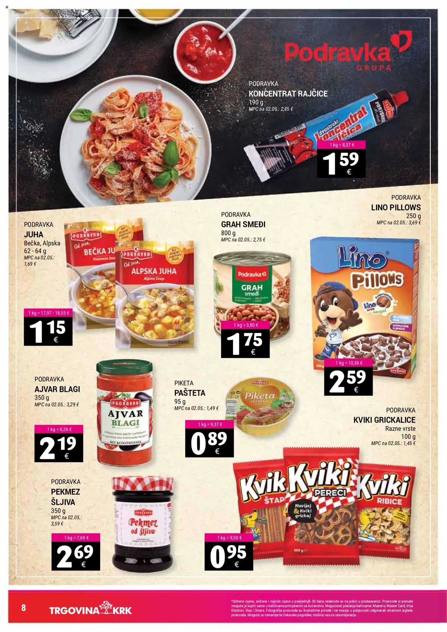 Trgovina Krk Katalog