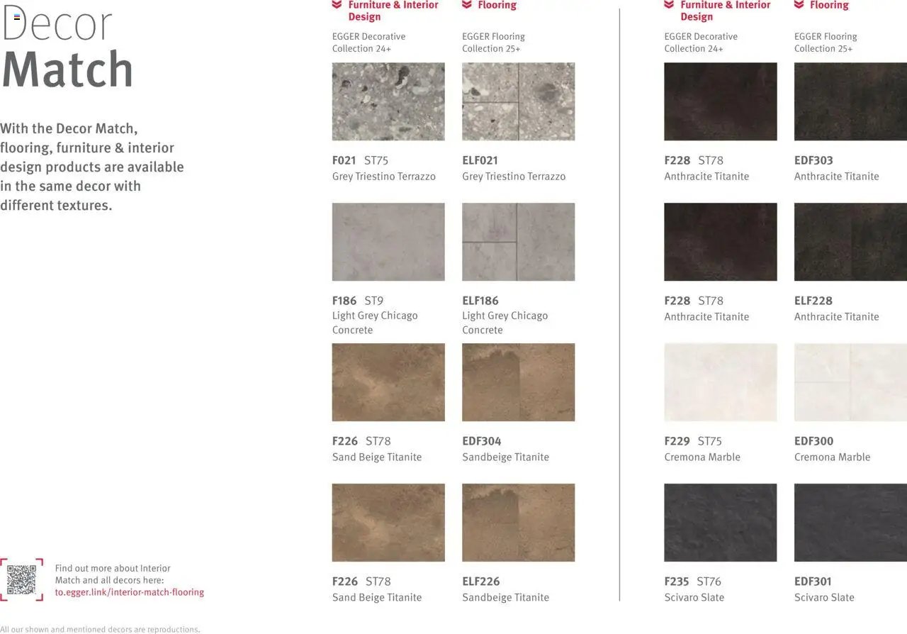 Elgrad - Egger Interior match