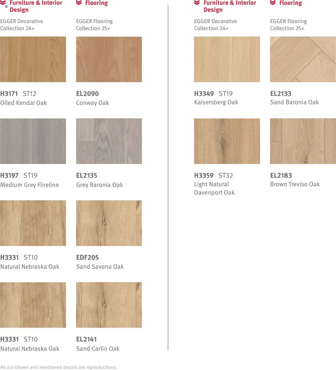 Elgrad - Egger Interior match