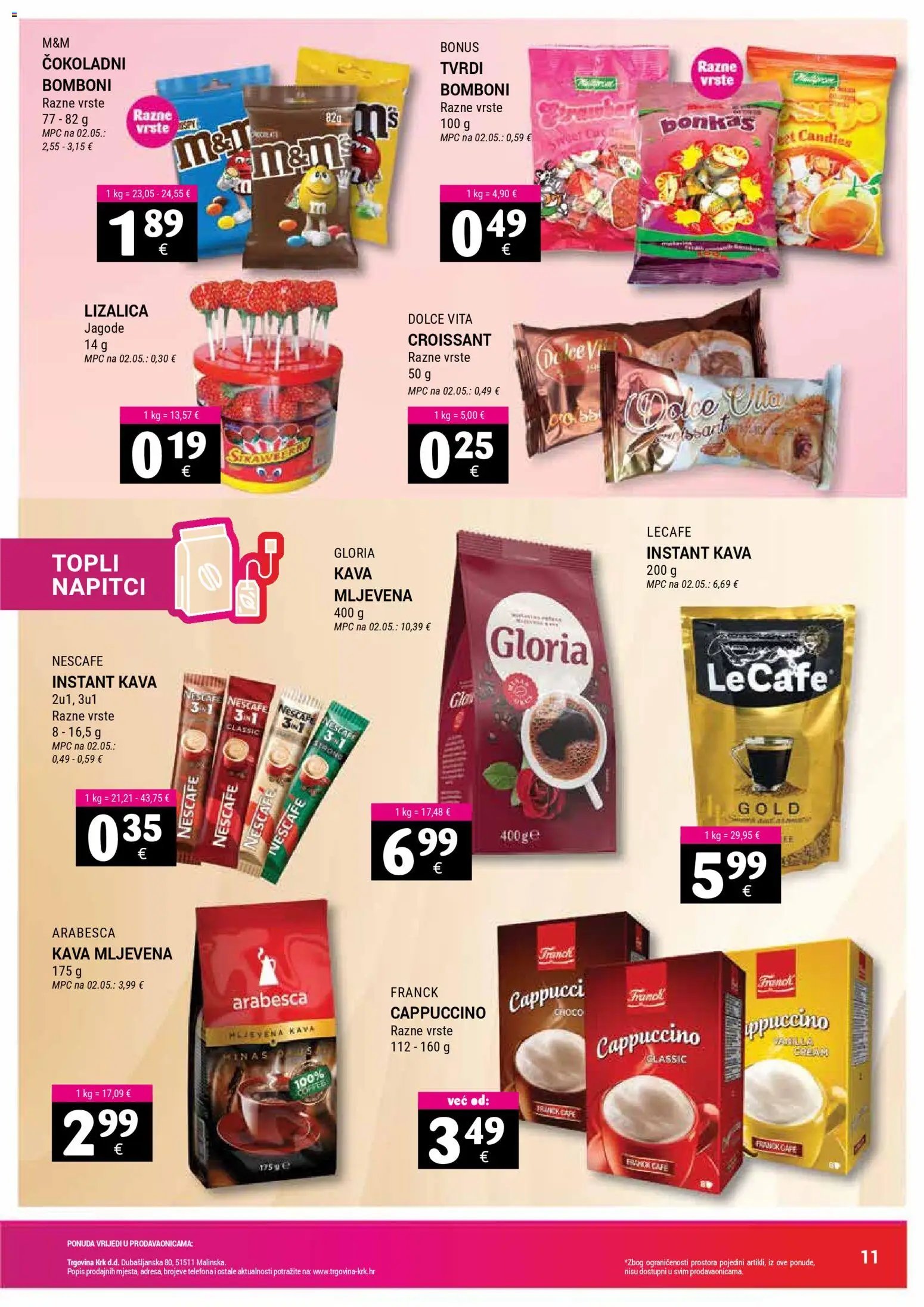 Trgovina Krk Katalog
