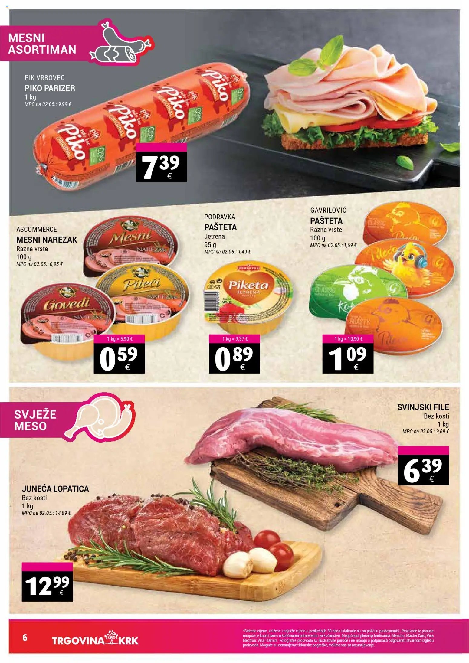 Trgovina Krk Katalog