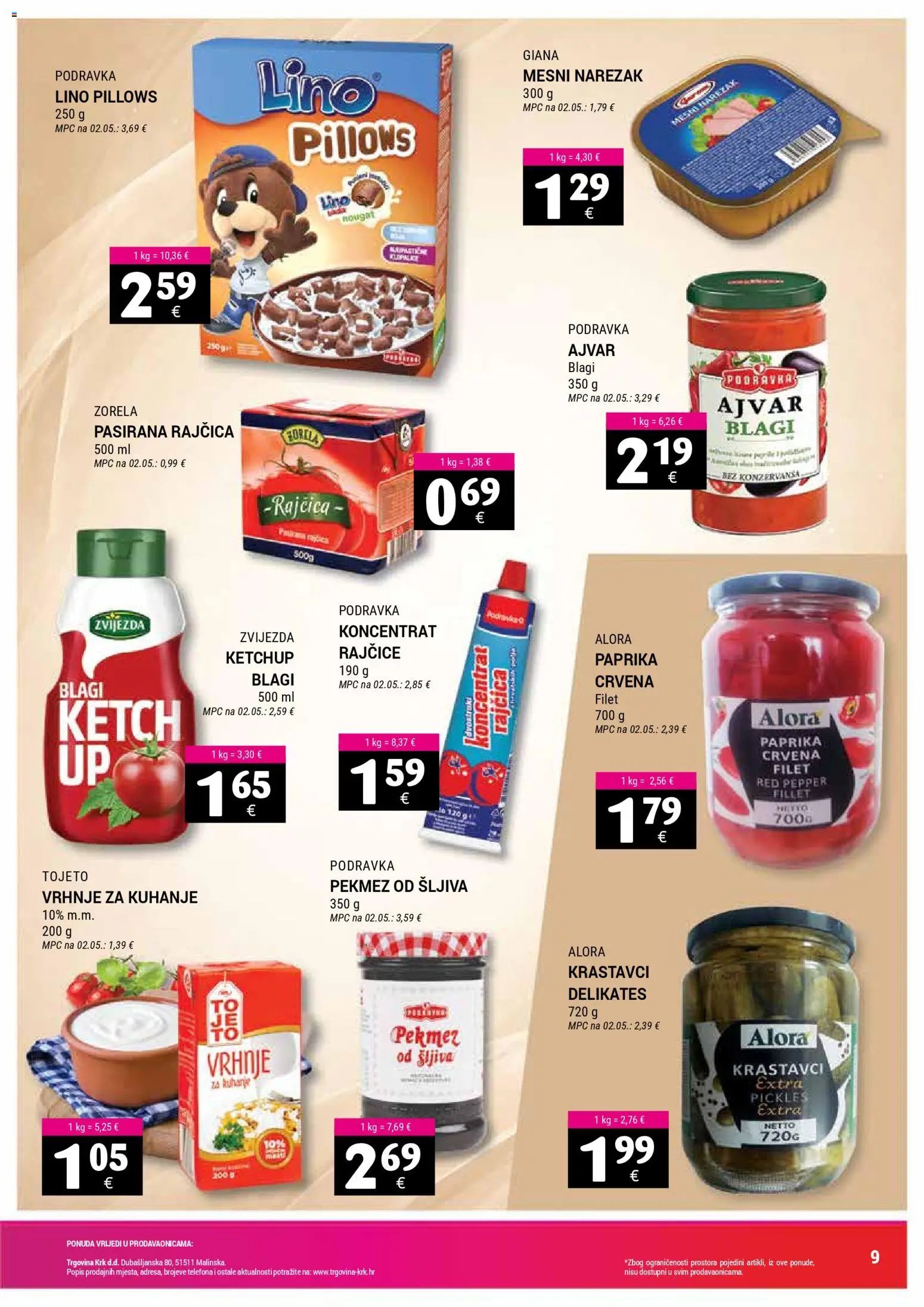 Trgovina Krk Katalog