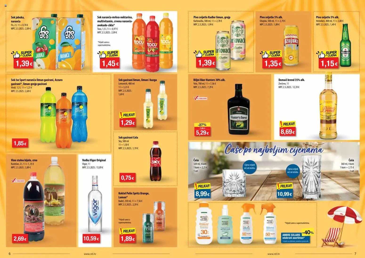NTL - Letak Sjever i Istok
