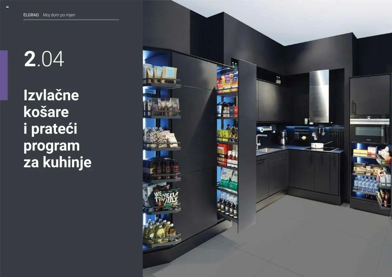 Elgrad - Izvlačne košare i prateći program za kuhanje