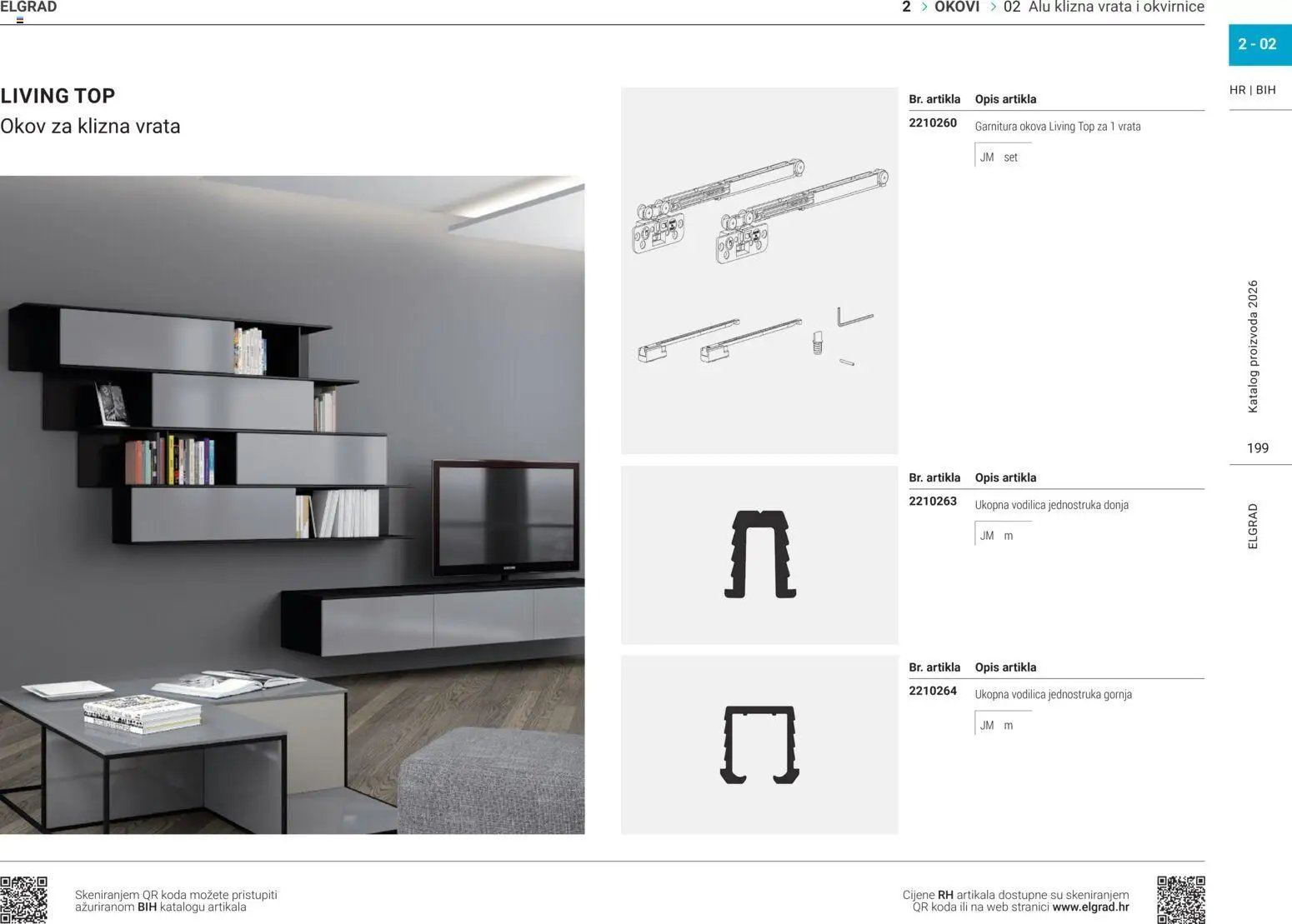 Elgrad - ALU klizna vrata i okvirnice