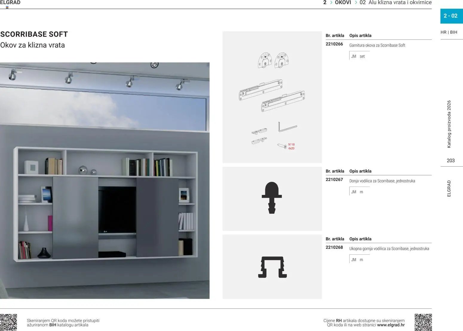 Elgrad - ALU klizna vrata i okvirnice